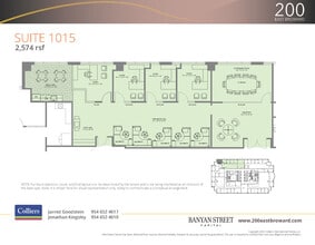 200 E Broward Blvd, Fort Lauderdale, FL to rent Floor Plan- Image 2 of 7