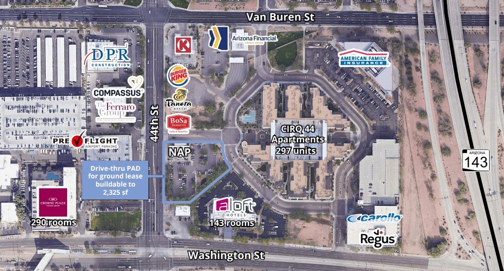 NEC 44th St & Washington St, Phoenix, AZ for rent - Building Photo - Image 1 of 1