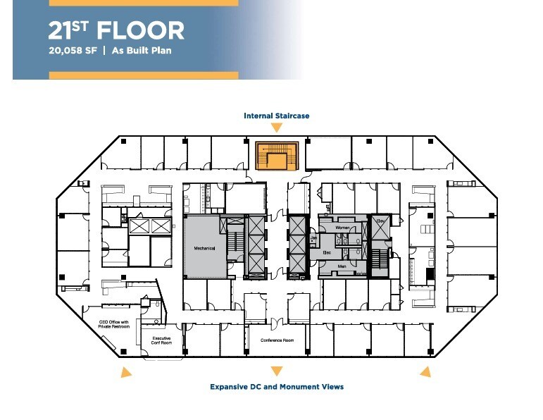 1100 Wilson Blvd, Arlington, VA to rent Floor Plan- Image 1 of 1