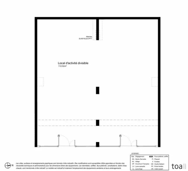 Retail in Strasbourg to rent - Floor Plan - Image 2 of 2