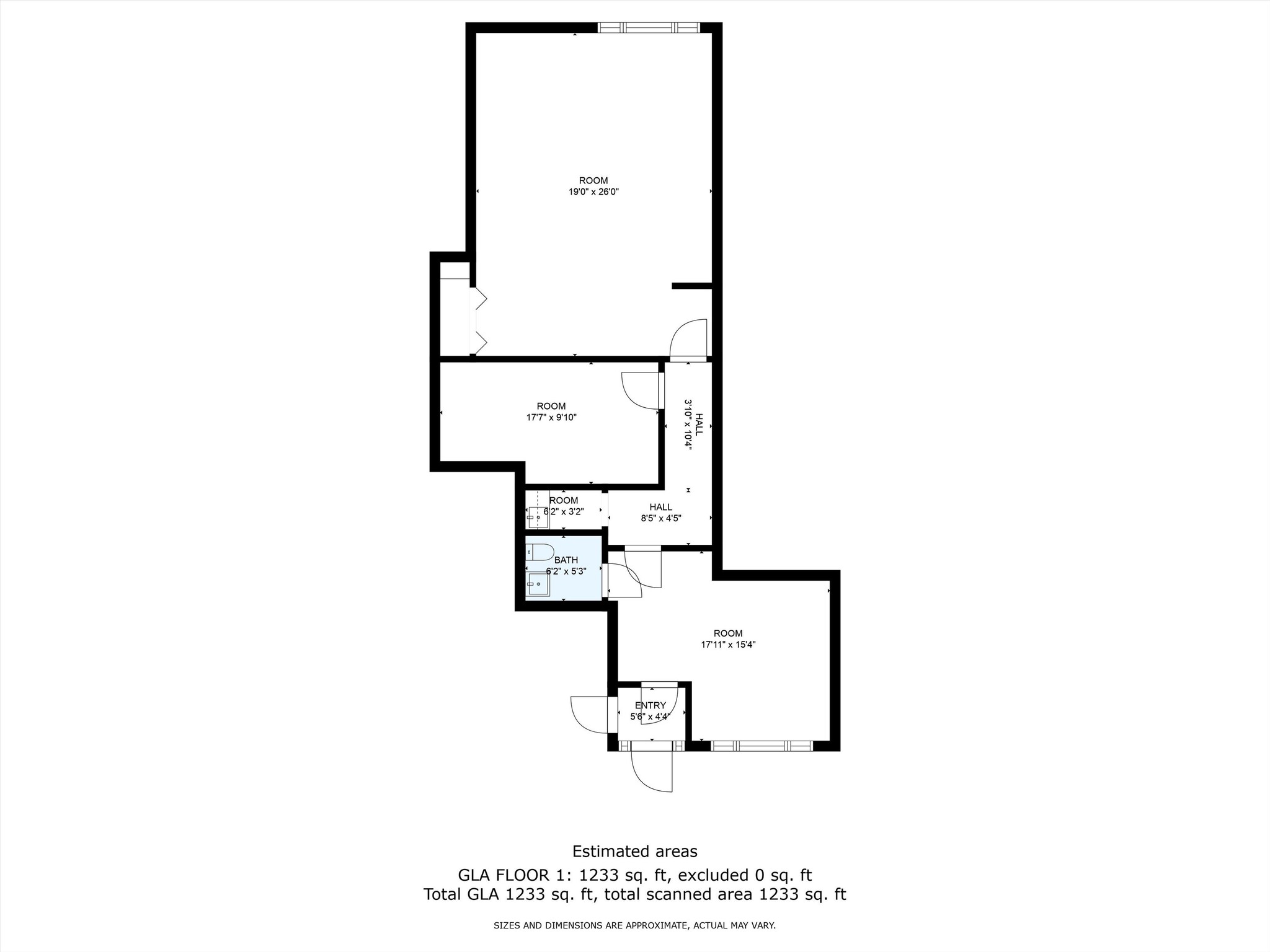 1 E Waldo Blvd, Manitowoc, WI for rent Floor Plan- Image 1 of 1