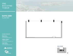 2 S Biscayne Blvd, Miami, FL for rent Site Plan- Image 1 of 1