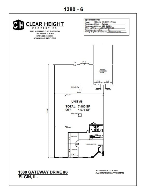 1380 Gateway Dr, Elgin, IL to rent Floor Plan- Image 1 of 1