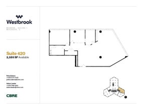 1 Westbrook Corporate Ctr, Westchester, IL to rent Floor Plan- Image 1 of 1