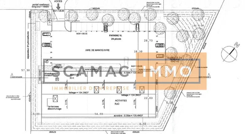 Industrial in Montévrain to rent Site Plan- Image 1 of 2