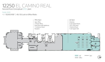 12250 El Camino Real, San Diego, CA for rent Floor Plan- Image 1 of 1