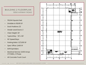 2080 Sanyo Ave, San Diego, CA for rent Floor Plan- Image 1 of 2