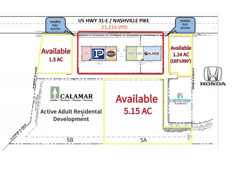 0 Nashville Pike & Gorden Crossing, Gallatin, TN for rent - Primary Photo - Image 1 of 1