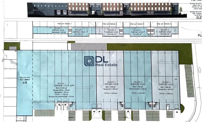 Industrial in Morangis to rent - Site Plan - Image 3 of 4