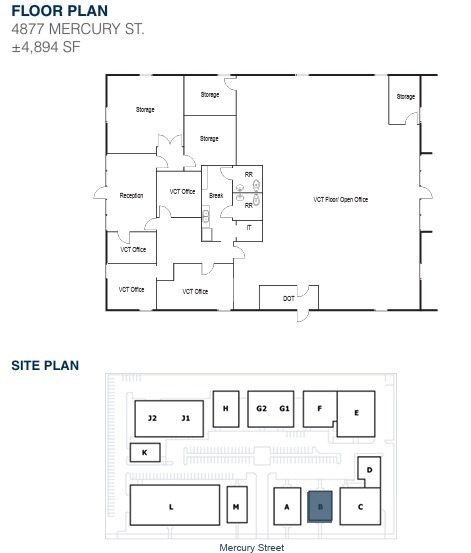 4877 Mercury St, San Diego, CA for rent Floor Plan- Image 1 of 1