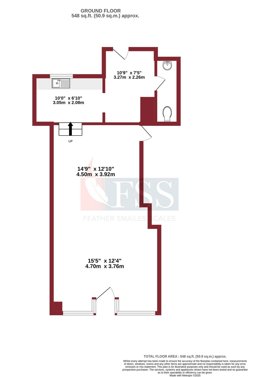 41 Oxford St, Harrogate to rent Floor Plan- Image 1 of 8