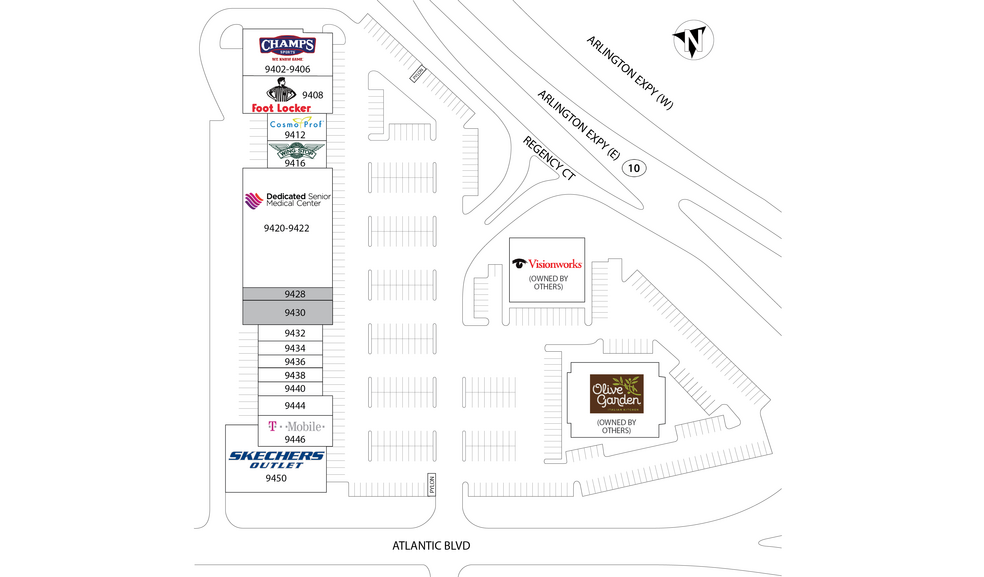 9400 Arlington Expy, Jacksonville, FL for rent - Site Plan - Image 2 of 6