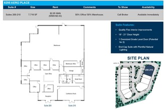 8295 Aero Pl, San Diego, CA for rent Floor Plan- Image 1 of 2