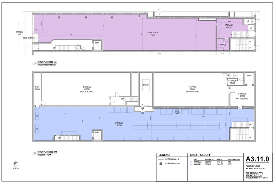 900-902 Bergen Ave, Jersey City, NJ for rent - Site Plan - Image 2 of 2