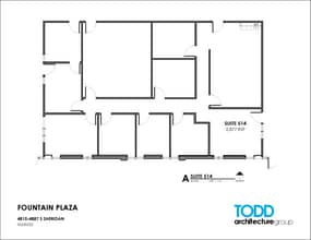 4815-4821 S Sheridan Rd, Tulsa, OK for rent Floor Plan- Image 1 of 2