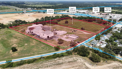 1100 Zach Rd, Hempstead, TX - aerial  map view