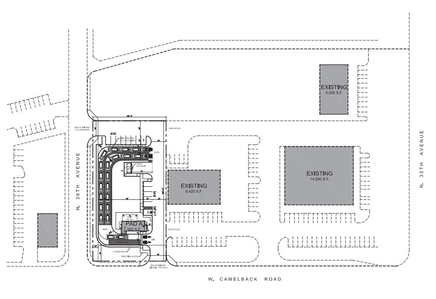 3550 W Camelback Rd, Phoenix, AZ for sale - Site Plan - Image 3 of 4