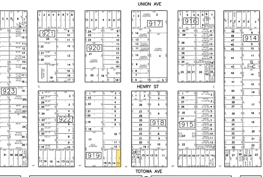 399 Totowa Ave, Paterson, NJ for sale - Plat Map - Image 2 of 3