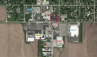 150 E South St, Kewanee, IL - aerial  map view