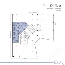 1220 L St NW, Washington, DC to rent Floor Plan- Image 2 of 7