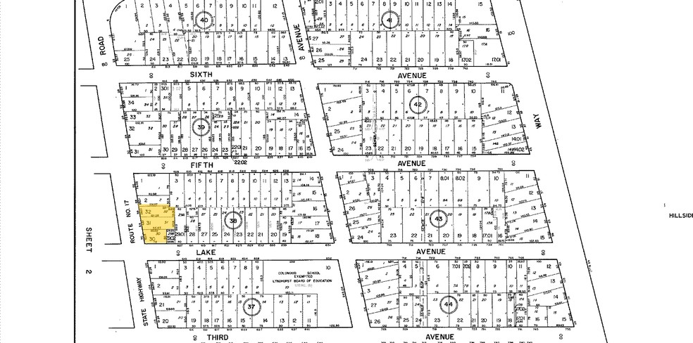 70 Ridge Rd, Lyndhurst, NJ for sale - Plat Map - Image 1 of 1