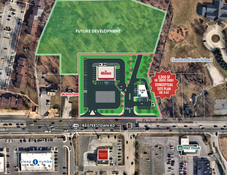 9915 Reisterstown Rd, Owings Mills, MD for sale - Site Plan - Image 1 of 1