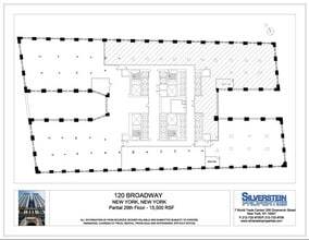 120 Broadway, New York, NY to rent Floor Plan- Image 2 of 4
