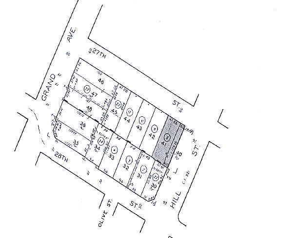 2701-2711 S Hill St, Los Angeles, CA for sale - Plat Map - Image 3 of 8