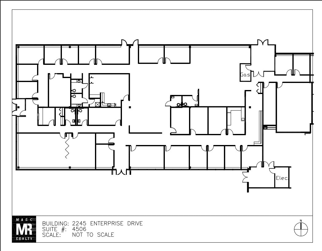 2245 Enterprise Dr, Westchester, IL to rent Floor Plan- Image 1 of 1