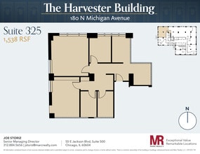 180 N Michigan Ave, Chicago, IL to rent Floor Plan- Image 1 of 8