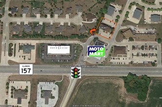 3 Club Centre Ct, Edwardsville, IL - AERIAL  map view