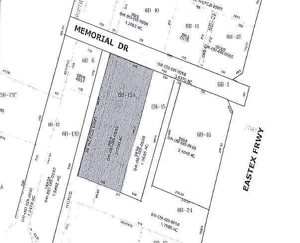 9816 Memorial Blvd, Humble, TX for rent - Plat Map - Image 2 of 6