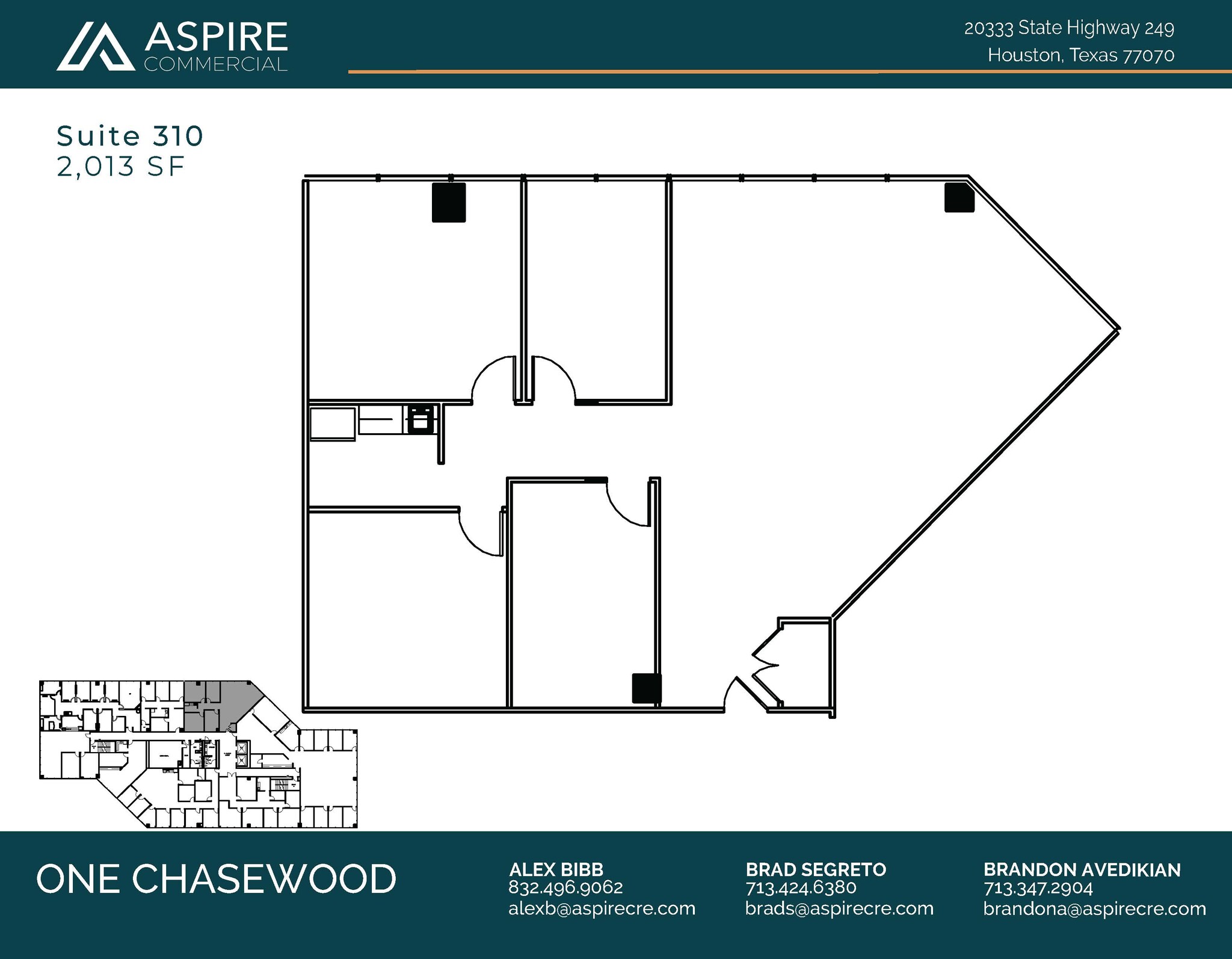 20333 State Highway 249, Houston, TX for rent Floor Plan- Image 1 of 2