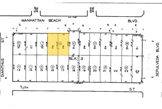 1020 Manhattan Beach Blvd, Manhattan Beach, CA for sale Plat Map- Image 1 of 1