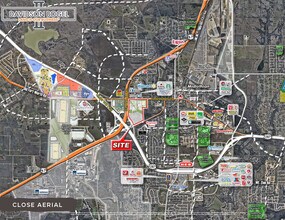 Main Street Towne Crossing - Midlothian, TX - SEC, Midlothian, TX - AERIAL  map view - Image1