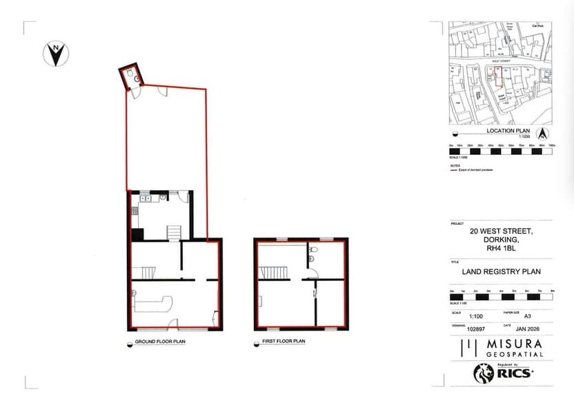 20 West St, Dorking to rent - Floor Plan - Image 2 of 2
