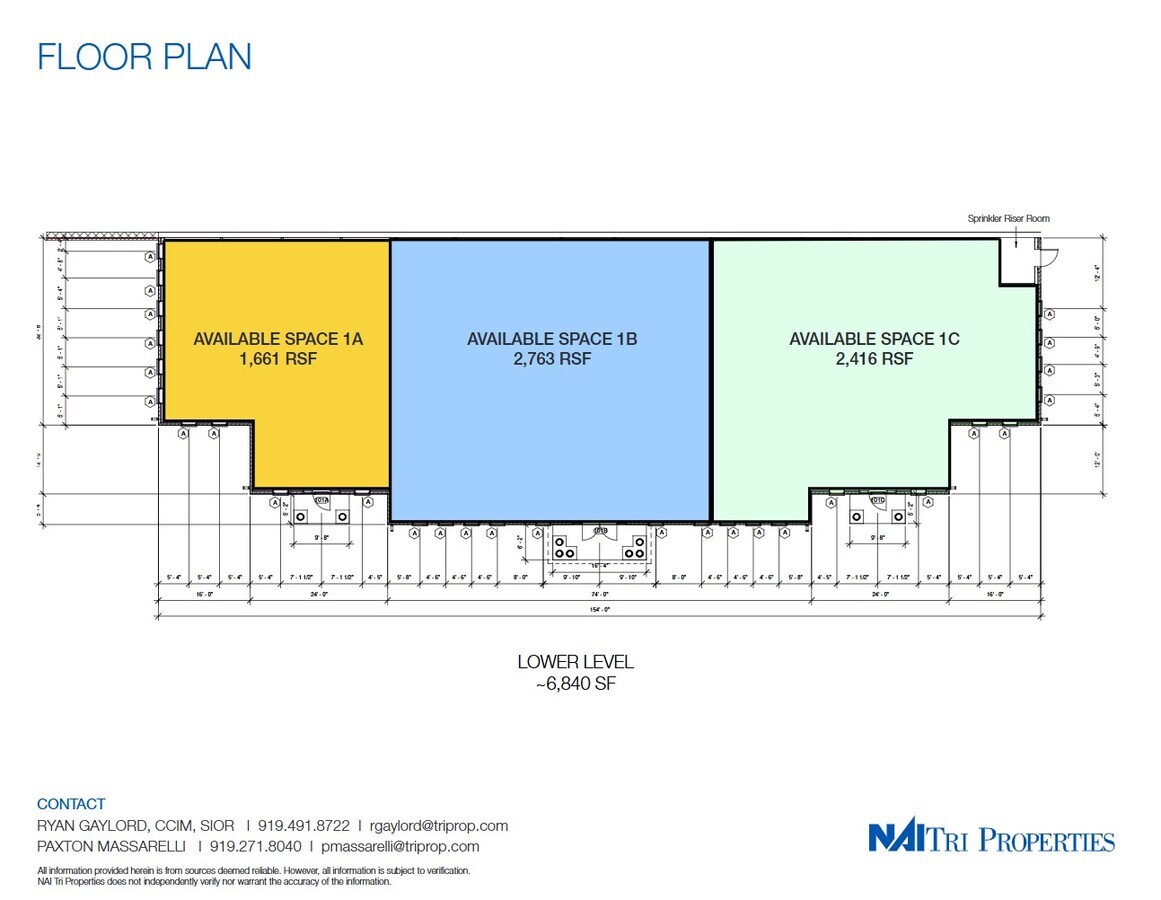890 S Lombard St, Clayton, NC 27520 - Unit 1A -  - Floor Plan - Image 1 of 1