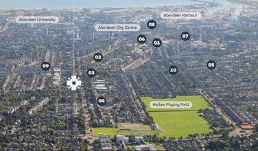 16 Queens Rd, Aberdeen, ABE - aerial  map view