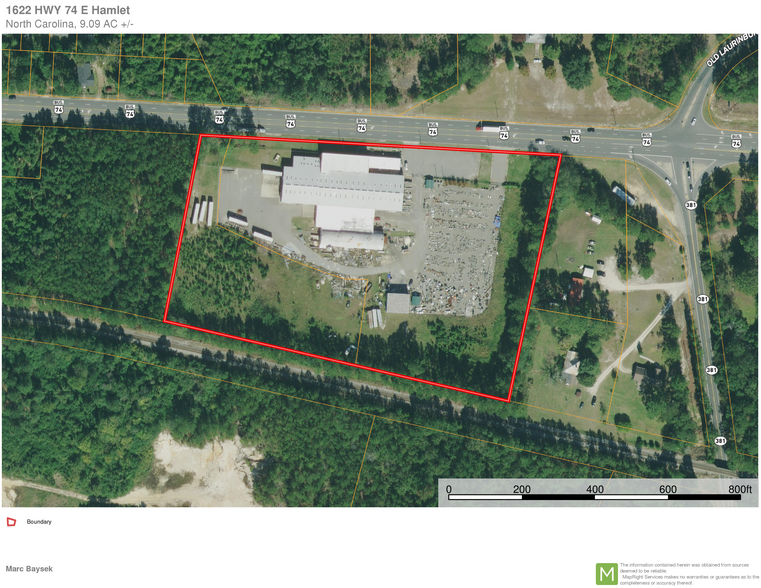 1662 Hwy 74, Hamlet, NC for sale - Building Photo - Image 1 of 1