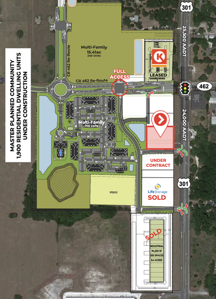 Twisted Oaks & CR 462, Wildwood, FL for rent - Site Plan - Image 3 of 4