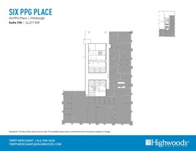 1 PPG Pl, Pittsburgh, PA for rent Floor Plan- Image 1 of 1