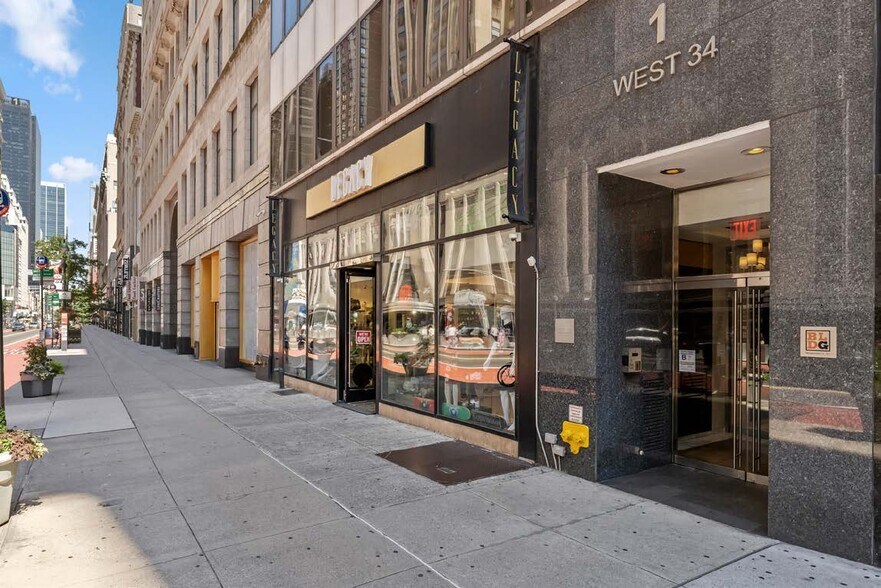 1 W 34th St, New York, NY to rent - Building Photo - Image 2 of 9