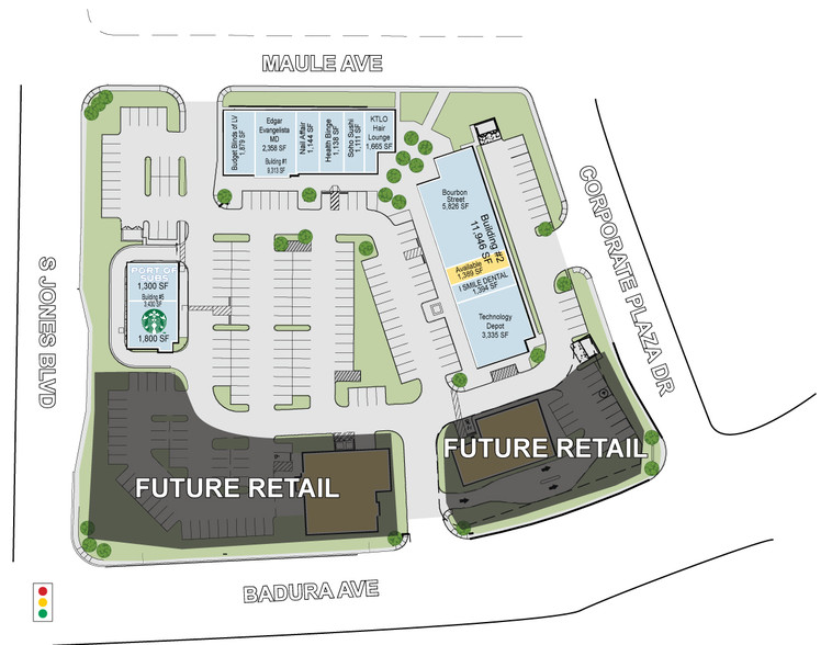 6020 Badura Ave, Las Vegas, NV for sale - Site Plan - Image 1 of 1