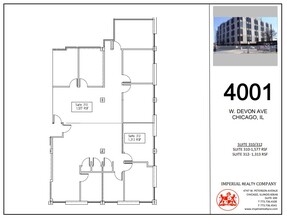 4001 W Devon Ave, Chicago, IL for rent Floor Plan- Image 1 of 7