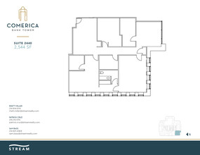 1717 Main St, Dallas, TX for rent Floor Plan- Image 1 of 1