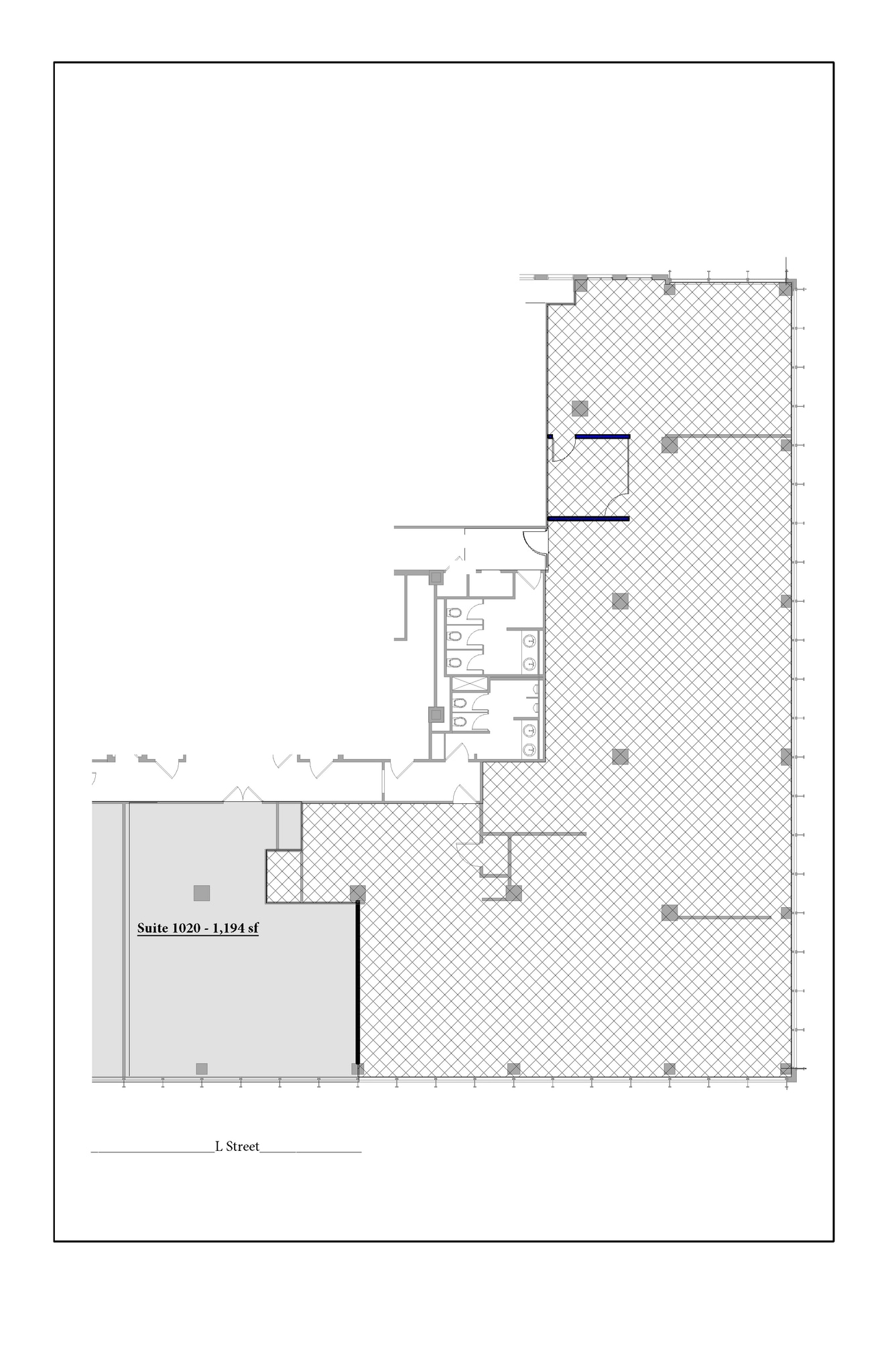 1660 L St NW, Washington, DC to rent Floor Plan- Image 1 of 2