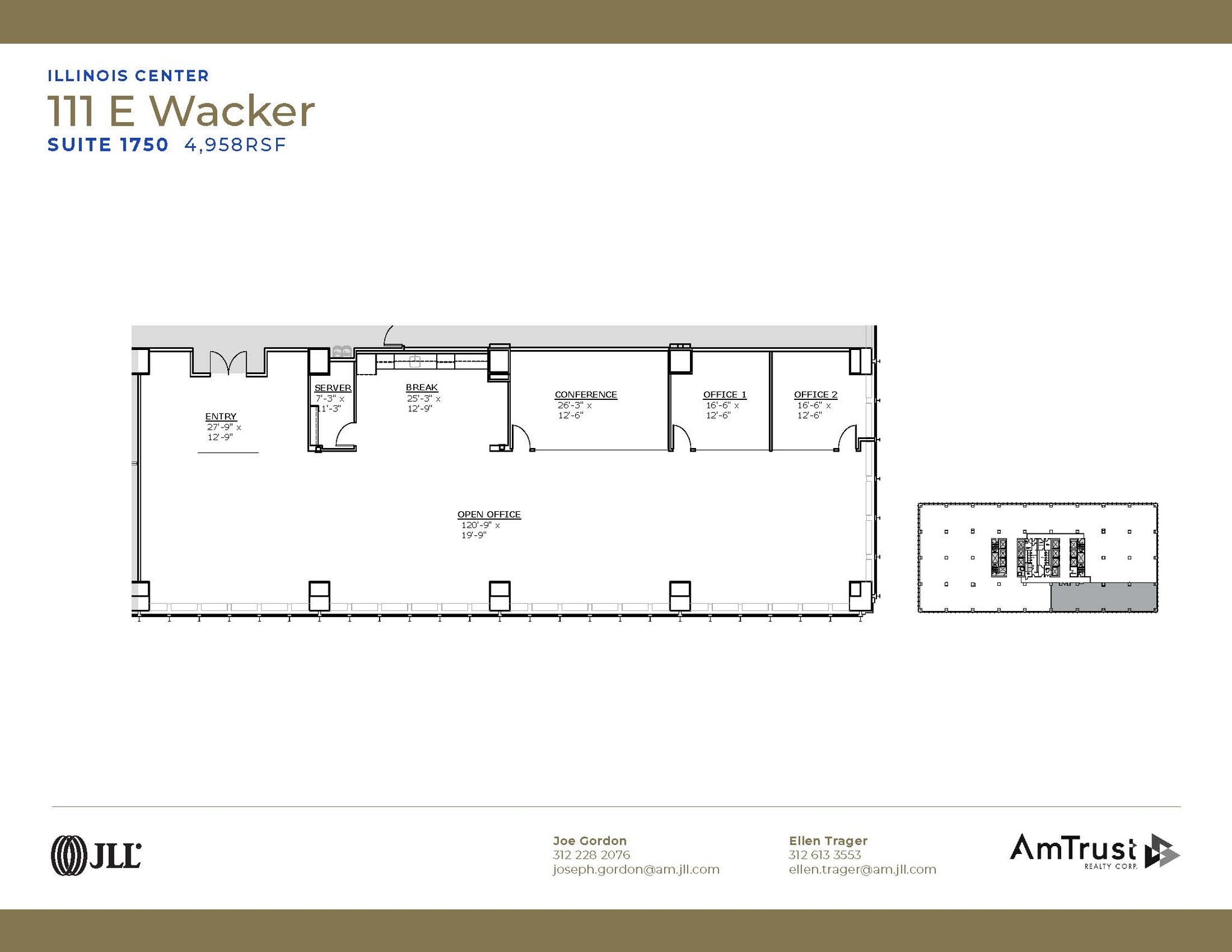 111 E Wacker Dr, Chicago, IL to rent Floor Plan- Image 1 of 9