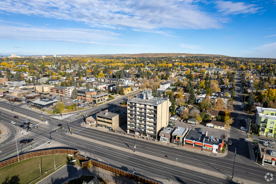 1026 16th Ave NW, Calgary, AB for rent - Aerial - Image 2 of 10