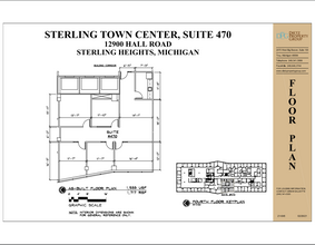 12900 Hall Rd, Sterling Heights, MI for rent Floor Plan- Image 1 of 1