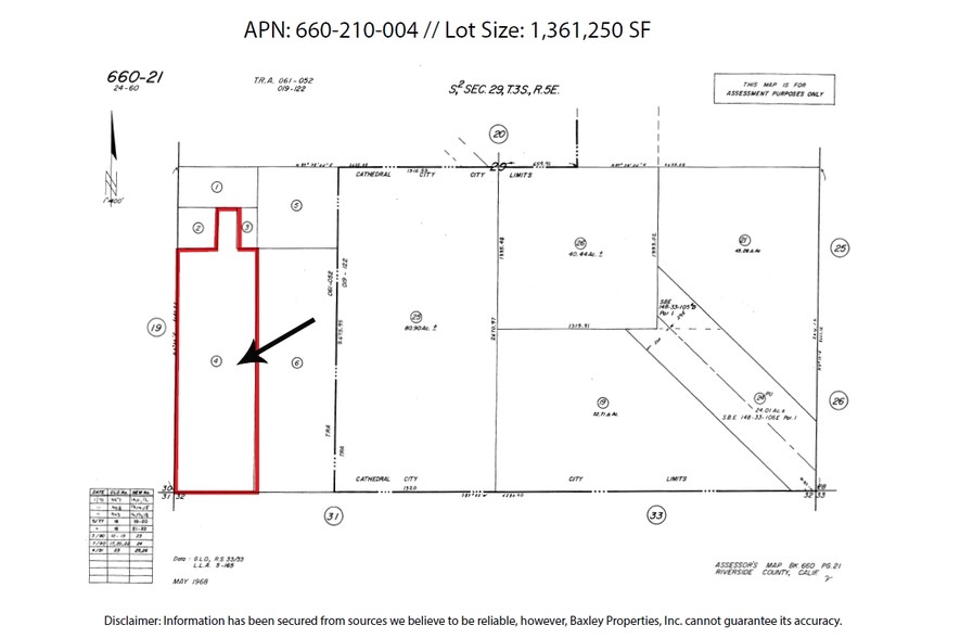 Varner Rd & East Of Palm Drive, Cathedral City, CA for sale - Plat Map - Image 2 of 2